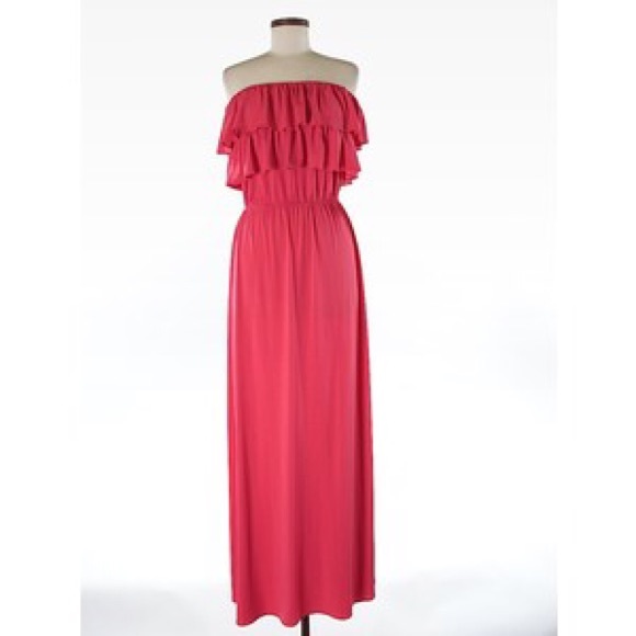 Coral Maxi Dress