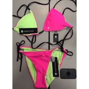 $110 Reversible Neon bikini