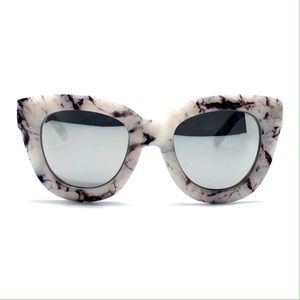 Quay sugar and spice marble cat eye sunglasses