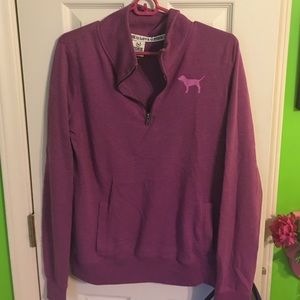 VS PINK quarter zip