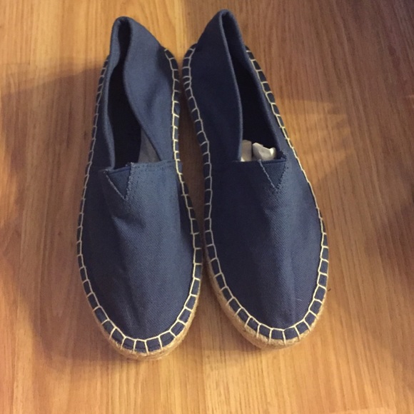 Shushop platform espadrilles navy