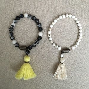 Tassel Bracelets.  Handmade.