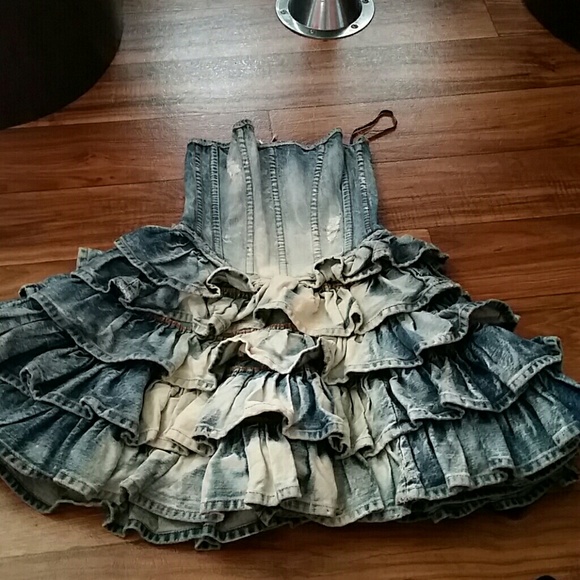 Dolce&gabbana denim mini dress only wore once