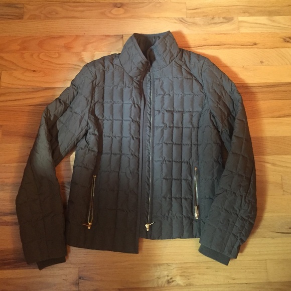 J crew olive winter jacket