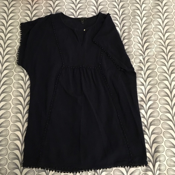 J. Crew, navy blue tunic, size XS