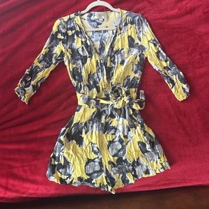 Bright fun anthropologie romper