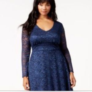 🎉🎉HOST PICK!!🎉🎉 Plus Size Navy Stunning Dress