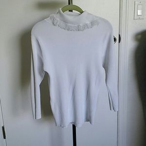 Fringed sweater