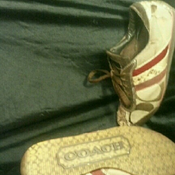 Coach "Marble" Logo Sneakers