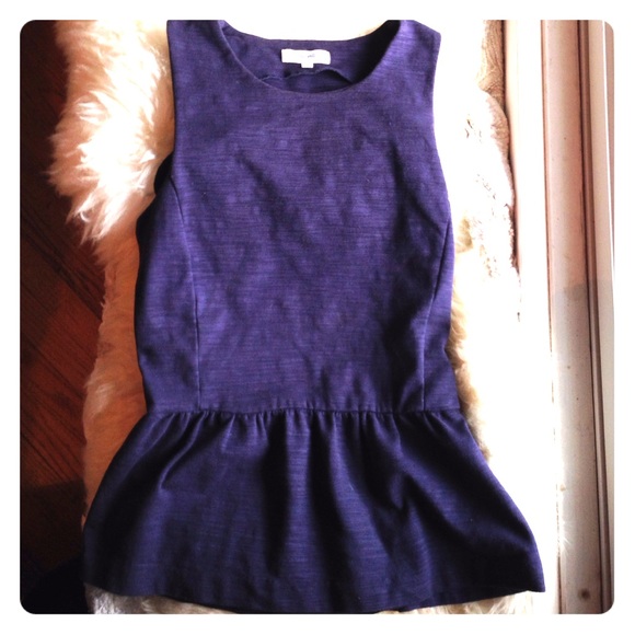 Madewell peplum top