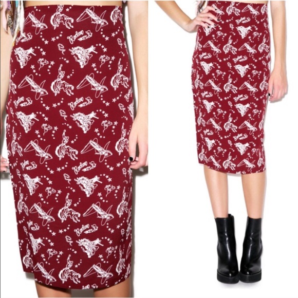 🚫SOLD🚫For Love & Lemons Buckaroo Babe Skirt #044 - Picture 2 of 4