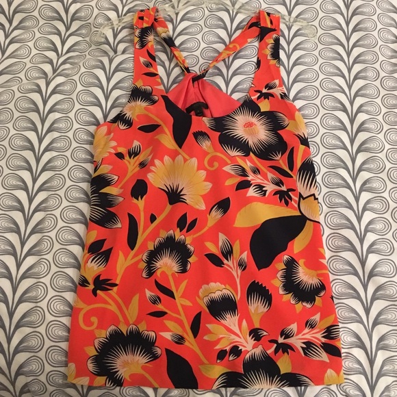 J. Crew, size 2, floral tank top