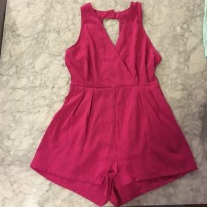 Tobi pink romper