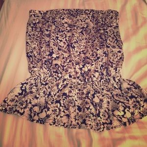 The Limited strapless top