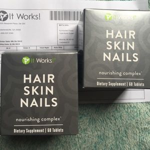 "It works" hair, skin, nails