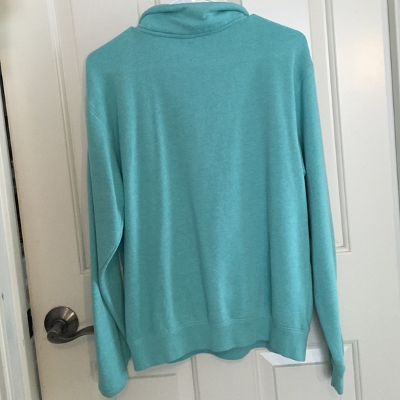 PINK Turquoise Quarter Zip - Picture 3 of 3