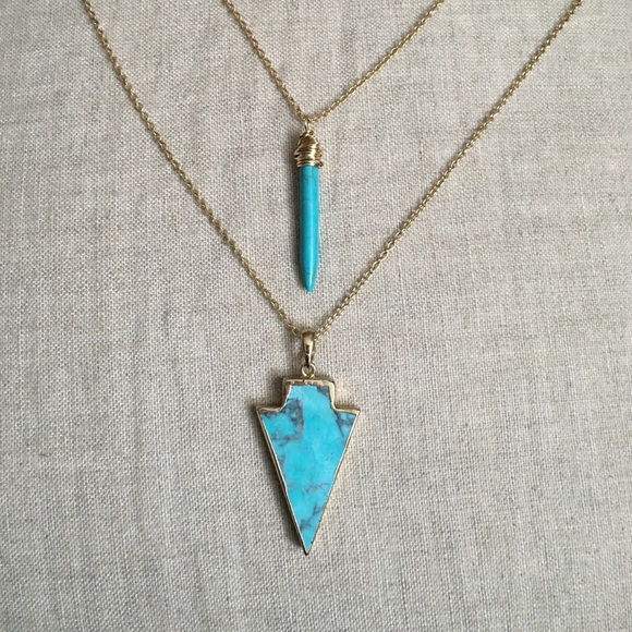 Boho Turquoise Necklaces.