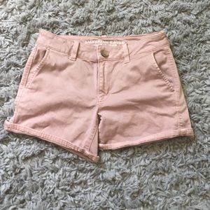 American eagle midi twill shorts