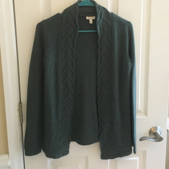 Talbots Green Cardigan - Size Small