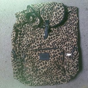 PINK limited edition leopard print backpack