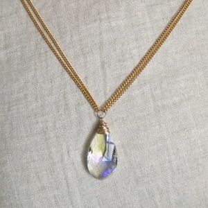 Long Crystal Necklace