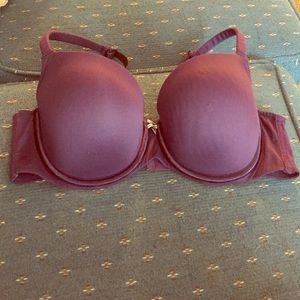 Lane Bryant purple balconette bra
