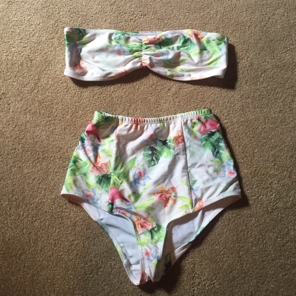 AA bikini and high waisted bottoms