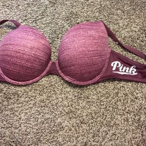 Pink VS Push Up bra
