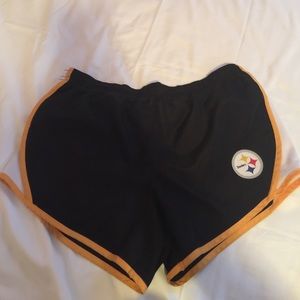 Steelers track shorts