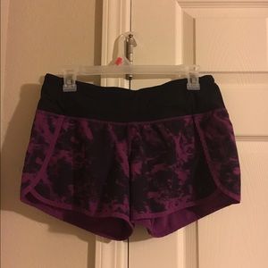 Lululemon speed shorts