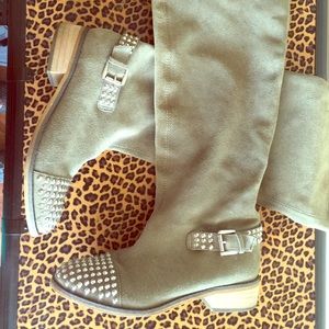 Kelsi Dagger studded riding boots