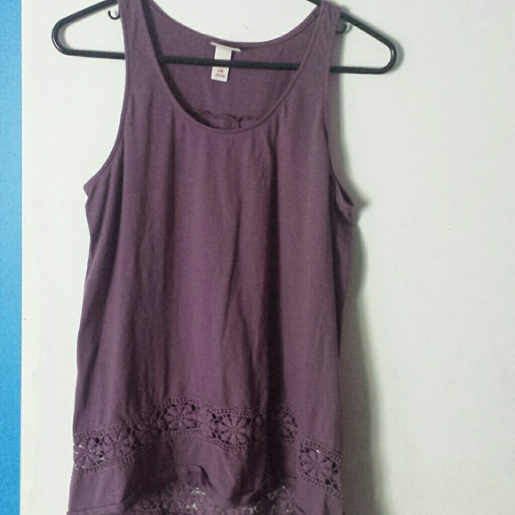 Purple Mossimo Large Tank Top - Picture 1 of 1