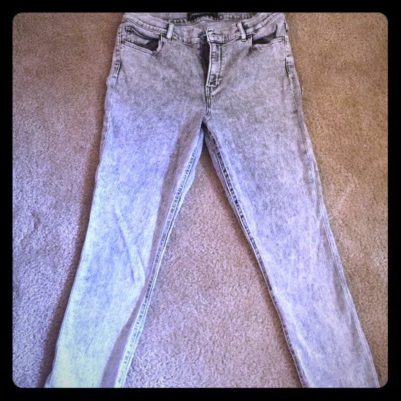 Express high waisted legging high rise jeans