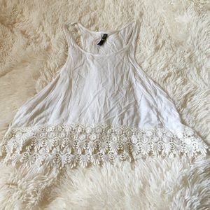 LF Crochet Trimmed Top