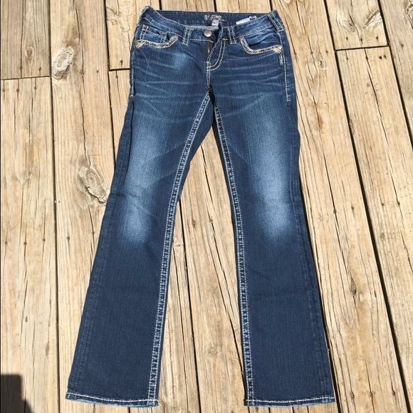 Women's Silver Jeans - Picture 1 of 2