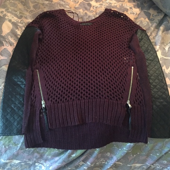 See through sweater