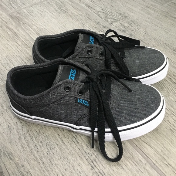 Boys Vans Black and Gray