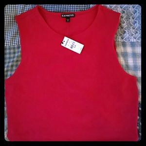 Express Engine Red Crop Top