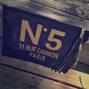 Cute Gold & Black Clutch