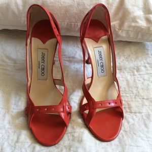 Authentic Jimmy Choo red heels