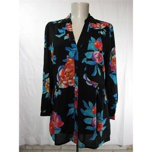 Maeve Woodland Walk Floral Button Down Blouse