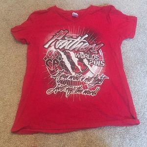 cheer athletics panthers tshirt
