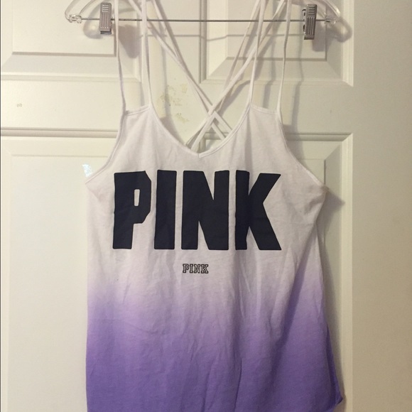 SOLD Victoria's Secret PINK strapy back ombré tank