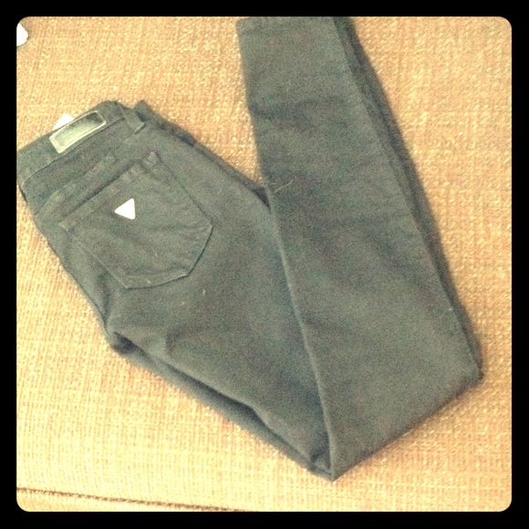 Guess black skinny jeans