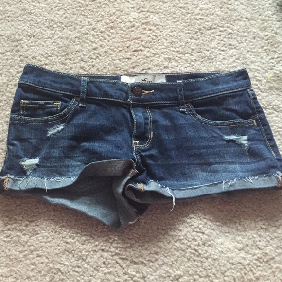 Hollister jean shorts
