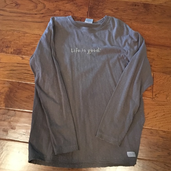 Life is good long sleeve t