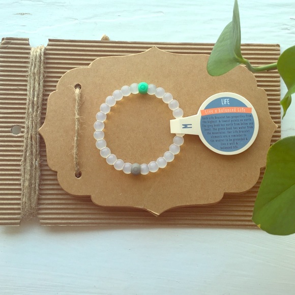 Live a balanced life bracelet