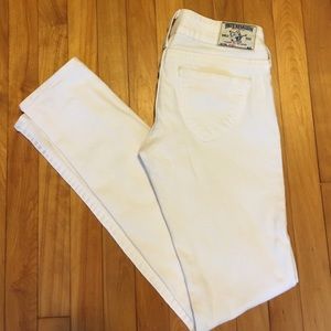 True Religion White Skinny Jeans