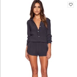 Monrow Romper - Crepe - Navy