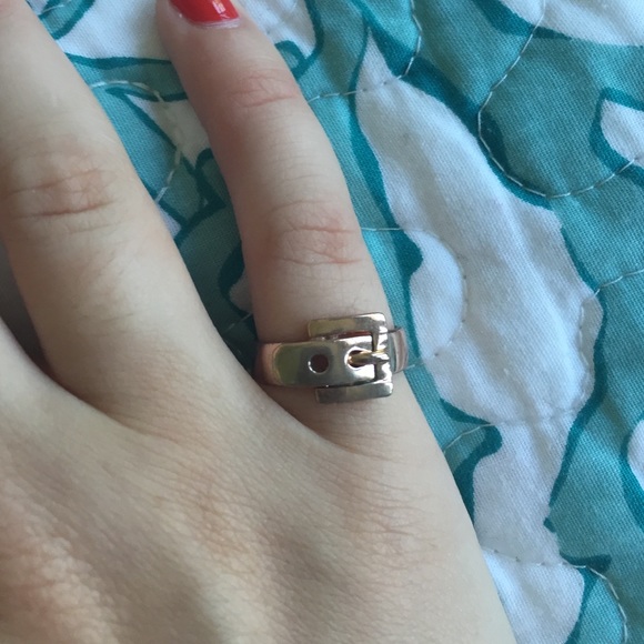 MK rose gold clasp ring